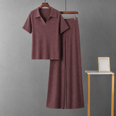 Rosewood Ribbed Co-Ord Set