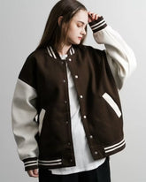 Brown Varsity Jacket (Unisex)