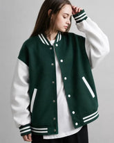 Green Varsity Jacket (Unisex)