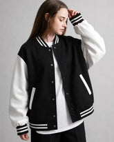 Black Varsity Jacket (Unisex)