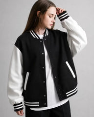 Black Varsity Jacket (Unisex)