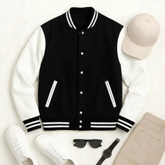 Black Varsity Jacket (Unisex)