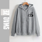 Zipper Hoodie Cute glasses panda (LH04)