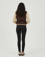 Brown Varsity Jacket (Unisex)