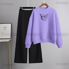 Winter Combo ( butterfly purple ) (L02)
