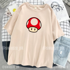 Cute Mushroom Drop Tee