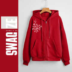 Zipper Hoodie butterflies bunch (R04)