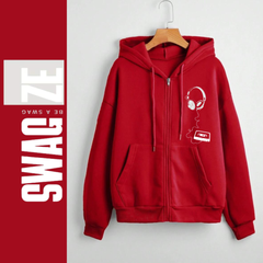 Zipper Hoodie music (R03)
