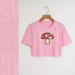 Mushroom Crop Tee