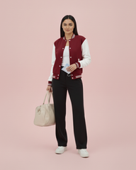 Maroon Varsity Jacket (Unisex)