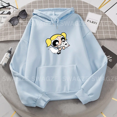 Fleece Hoodie ( bubbles with cat ) (SB03)