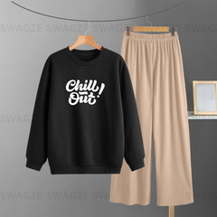 Winter Combo ( chill out ) with Beige Flapper Trouser