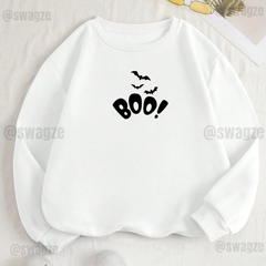 Fleece Sweatshirt ( BOO! ) (W01)