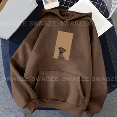 Fleece Hoodie ( tedddy bear ) (B06)
