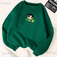 Fleece Sweatshirt ( Shopping Buttercup ) (G04)