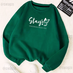 Fleece Sweatshirt ( Stay ) (G05)