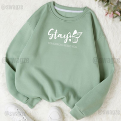 Fleece Sweatshirt ( Stay ) (MG04)