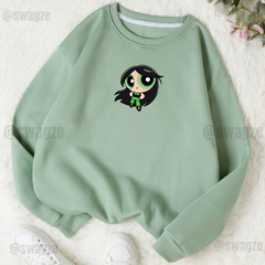 Fleece Sweatshirt ( Buttercup Hair ) (MG02)