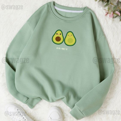 Fleece Sweatshirt ( We are a perfect fit ) (MG08)