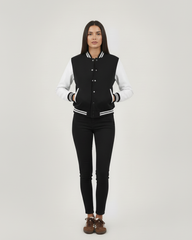 Black Varsity Jacket (Unisex)