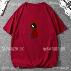 Alone girl Drop Tee