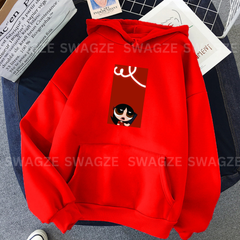 Fleece Hoodie ( blossom red ) (R02)