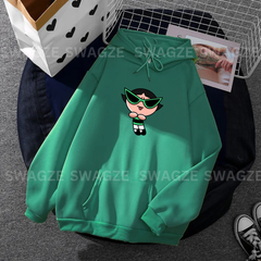 Fleece Hoodie ( Glasses Buttercup ) (G04)
