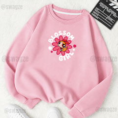 Fleece Sweatshirt ( blossom girl ) (P07)