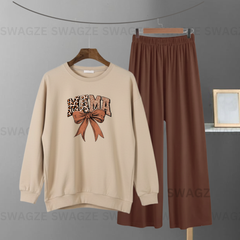 Winter Combo ( Mama ) with Brown Flapper Trouser