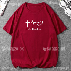 Faith love ...Drop Tee