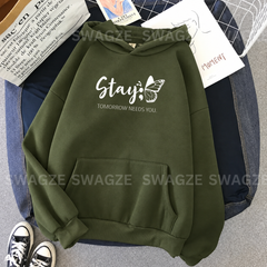 Fleece Hoodie ( stay ) (OL06)