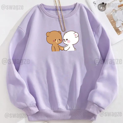 Fleece Sweatshirt ( cute bears )