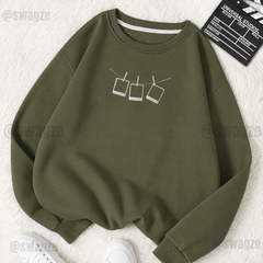 Fleece Sweatshirt ( Asthetic ) (OL06)