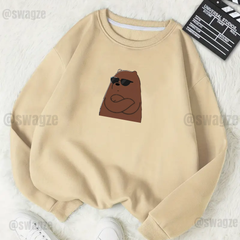 Fleece Sweatshirt ( grizz attitude ) (C05)