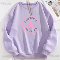 Fleece Sweatshirt ( converse.. )