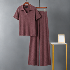 Rosewood Ribbed Co-Ord Set