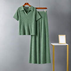 Seafoam Ribbed Co-Ord Set