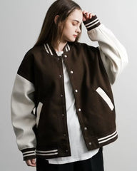 Brown Varsity Jacket (Unisex)