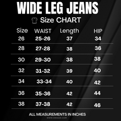 Wide leg Jeans (Mid Blue)