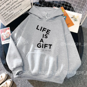 Fleece Hoodie (life is a great)