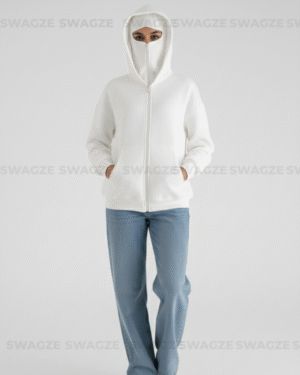 Balaclava Hoodie in White