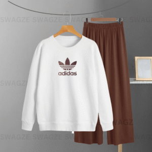 Winter Combo(adidas) white with brown flapper trouser