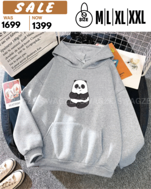 *Fleece Hoodie (cute panda)