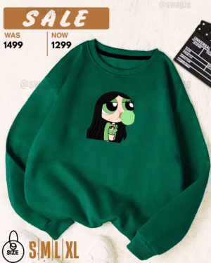 -Fleece Sweatshirt (bubble buttercap)