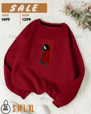 -Fleece Sweatshirt (alone girl)