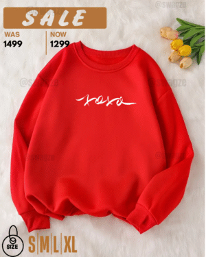 -Fleece Sweatshirt (xoxo)