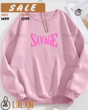 -Fleece Sweatshirt (savage)