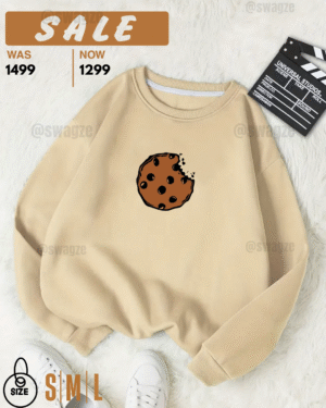 -Fleece Sweatshirt (cookie)