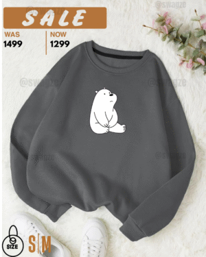 *Fleece Sweatshirt (ICE PANDA)